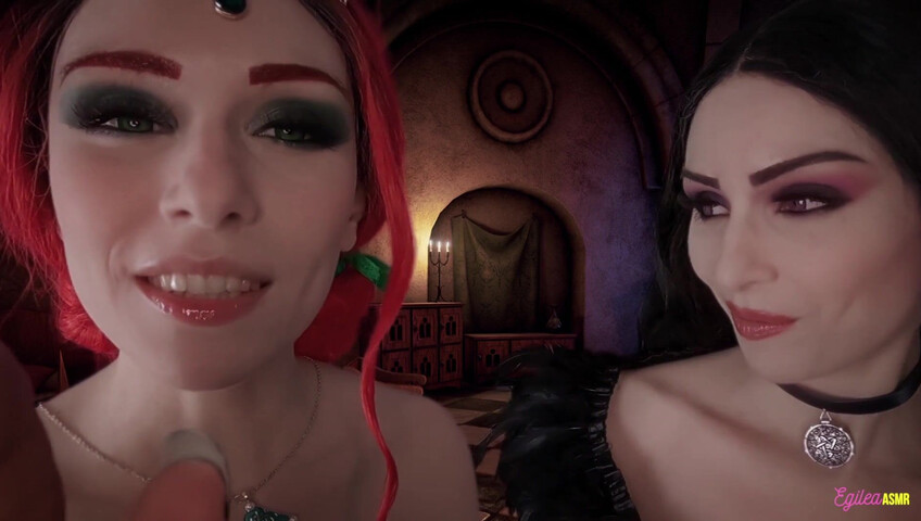 Egilea ASMR - The Witcher- Ciri and Yennefer kisses