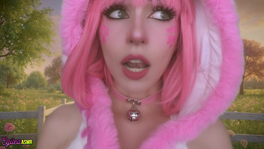 Egilea ASMR - 21 Aug 2025 - Your Pink Sexy Cow Girl Gets a Little Too Close