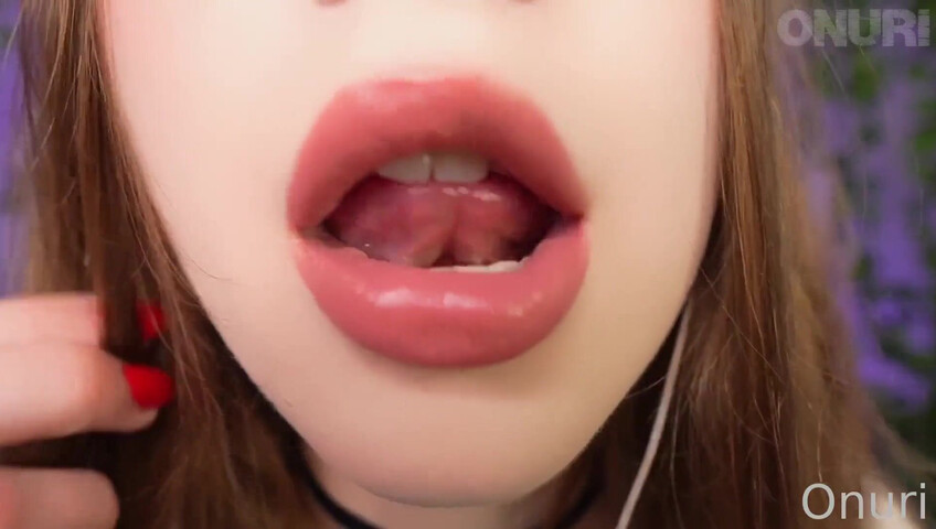 Onuri ASMR - Mouth Sounds & Wet Ear Licking and Eye Contact