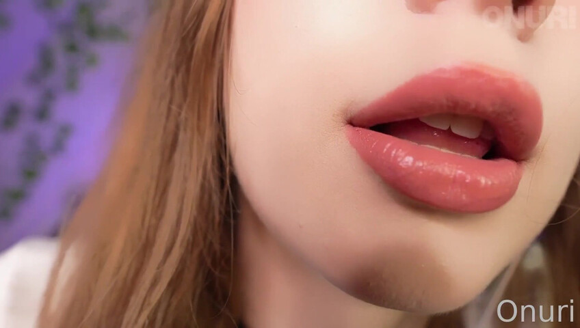 Onuri ASMR - Mouth Sounds & Wet Ear Licking and Eye Contact