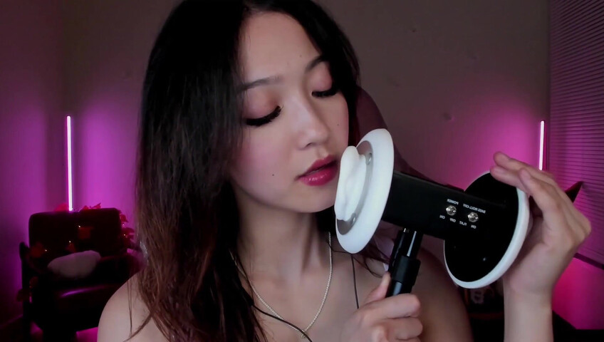 Cloud Crystal ASMR - 11 November 2025 - ASMR Deep Breathing In Your Ears & Soft Kisses