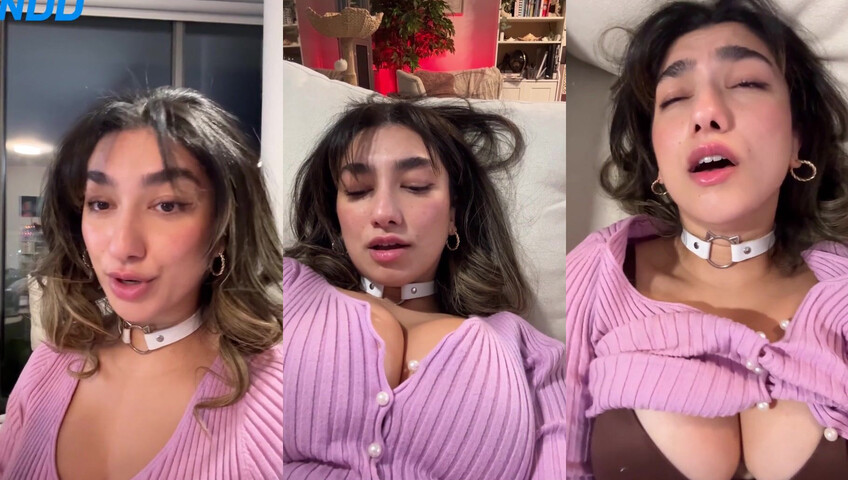 Leedah - This Dildo Is So Big! OMG! Make Me Cum Baby