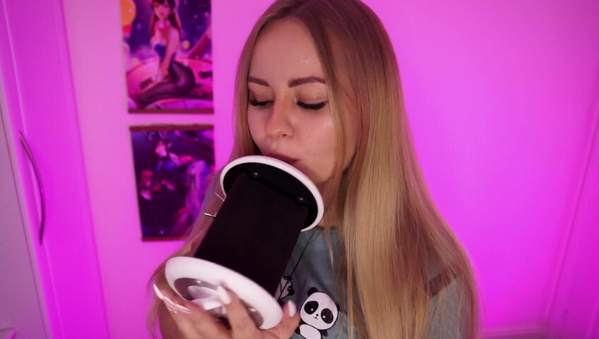 Simka ASMR - Fingers Licking 3DIO