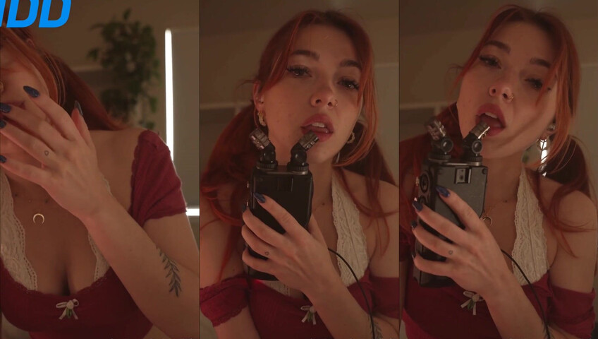 itsbunnii ASMR - Tascam Sucking and Ear Eating