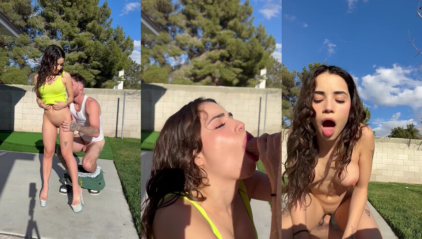 Jameliz - Has an Outdoor Sex Session