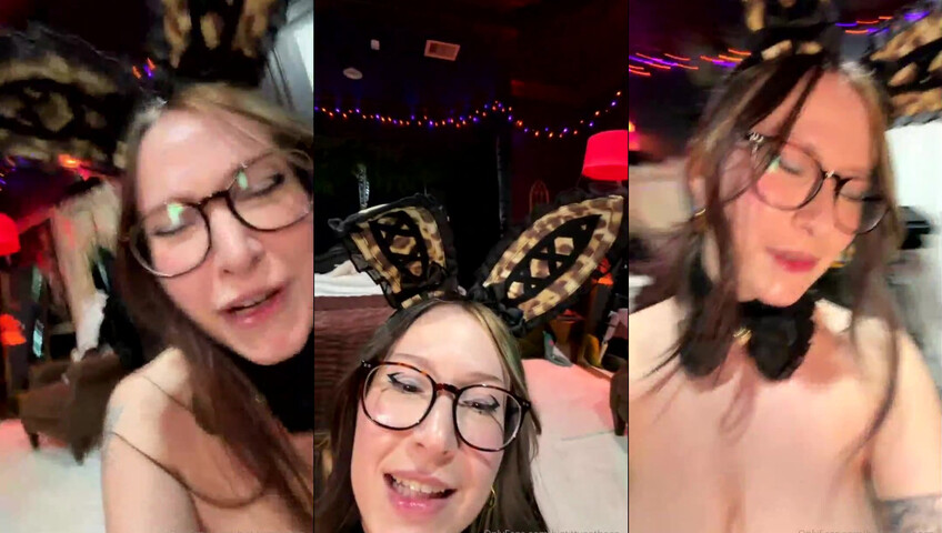 BigTittyGothEgg - Halloween OF Livestream | Self Fuck with Huge BBC