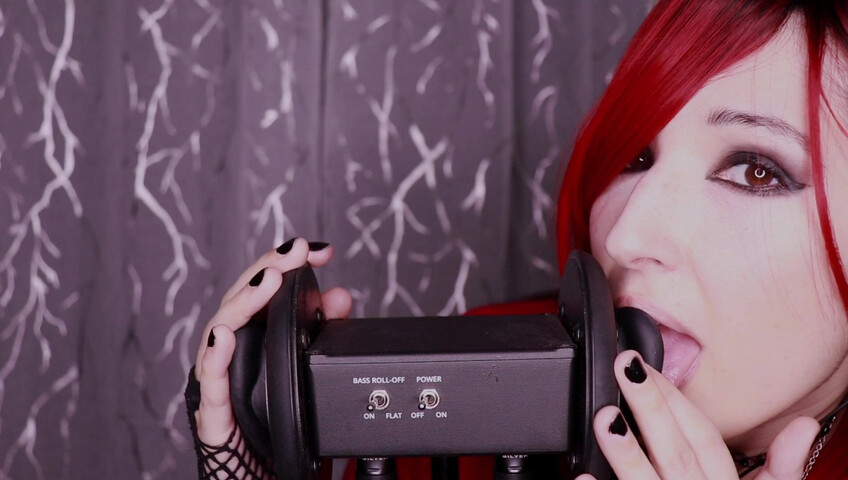 Seafoam Kitten's ASMR - MOUTHLY EAR THINGS (licking, tongue punching, ear blowing)​