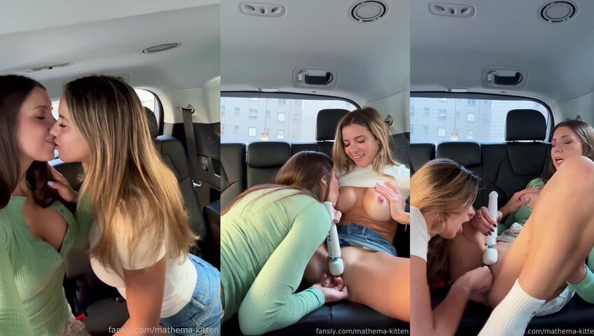 Madiiitay And Mathema Kitten Hot Lesbian Pussy Eating Car Sex In The Public Parking Lot