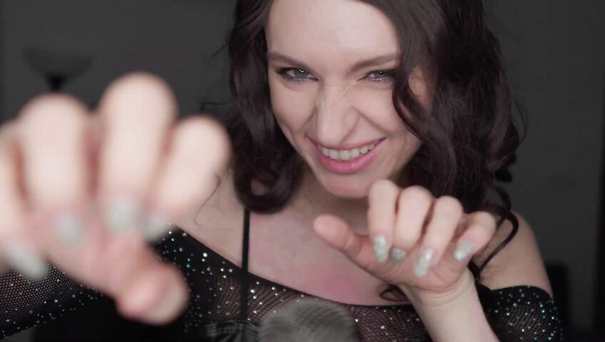 ZoyaMur - ASMR Sleep Fast & Aggressive Fabric Scratching Fishnet WET Mouth Sounds Clothes Sounds