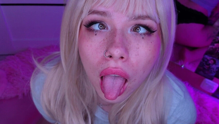 SparkleMonA - Ahegao Girl Voice Commands Wild Jerking Ecstasy