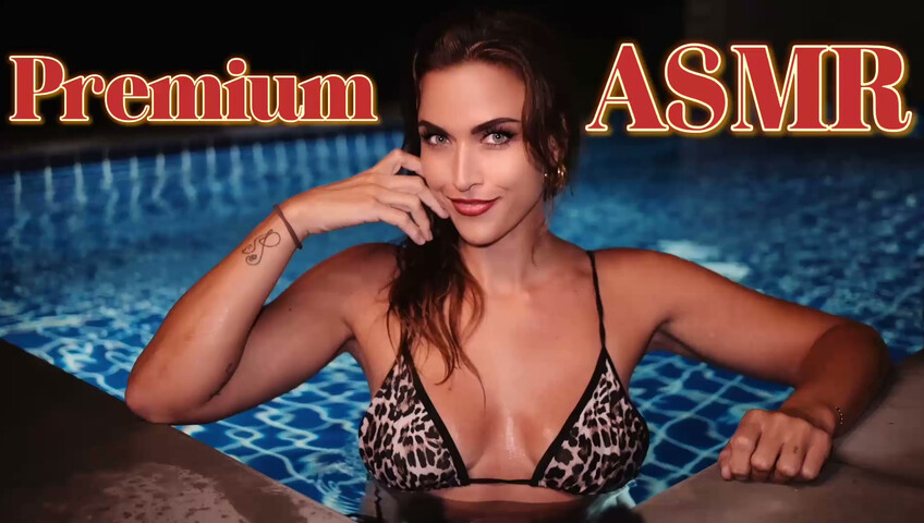 Gina Carla - Premium ASMR | Get Wet With Me! Naughty Swim in Private Pool!