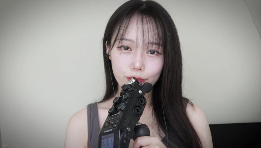 Jamonghae ASMR - 28 May 2026 - ASMR Mouth Sounds 줌H6 먹기, 입소리