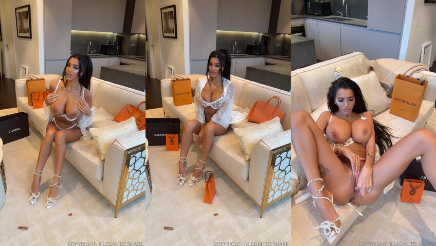Chloe Khan – Pussy Rubbing on the Couch