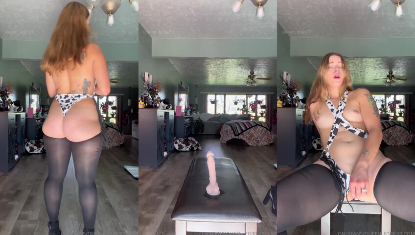 Queen - Cow Bikini Dildo Ride