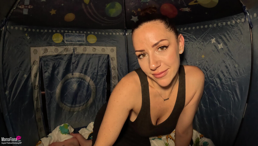 Cockteasefiona - Spaceship Tent StepMommy