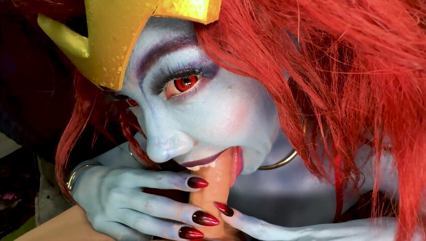 Little Puck - Gargoyle Queen Cum Corruption Demona Cosplay