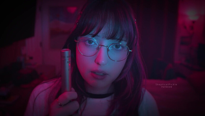 SkepticalPickle ASMR - 1 Oct 2026 - ASMR licking and sucking my mics crazy style (with throat sounds)