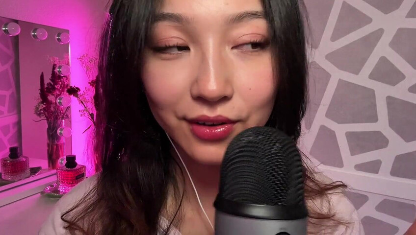 Cloud Crystal ASMR - ASMR Up Close Sensitive Mouth Sounds Breathy Trigger Words & Repetition